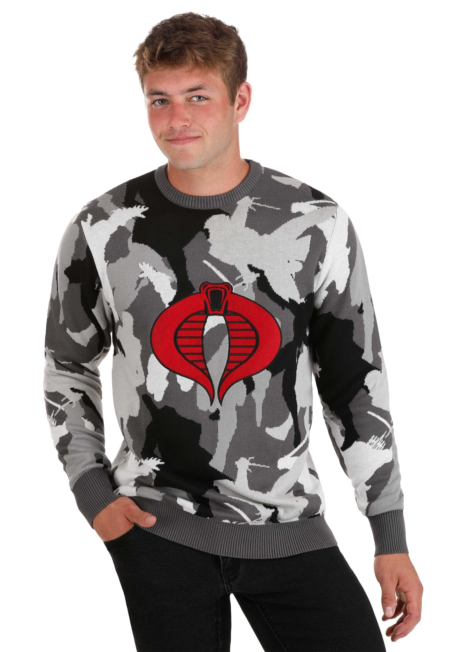 Cobra Camo GI Joe Adult Sweater