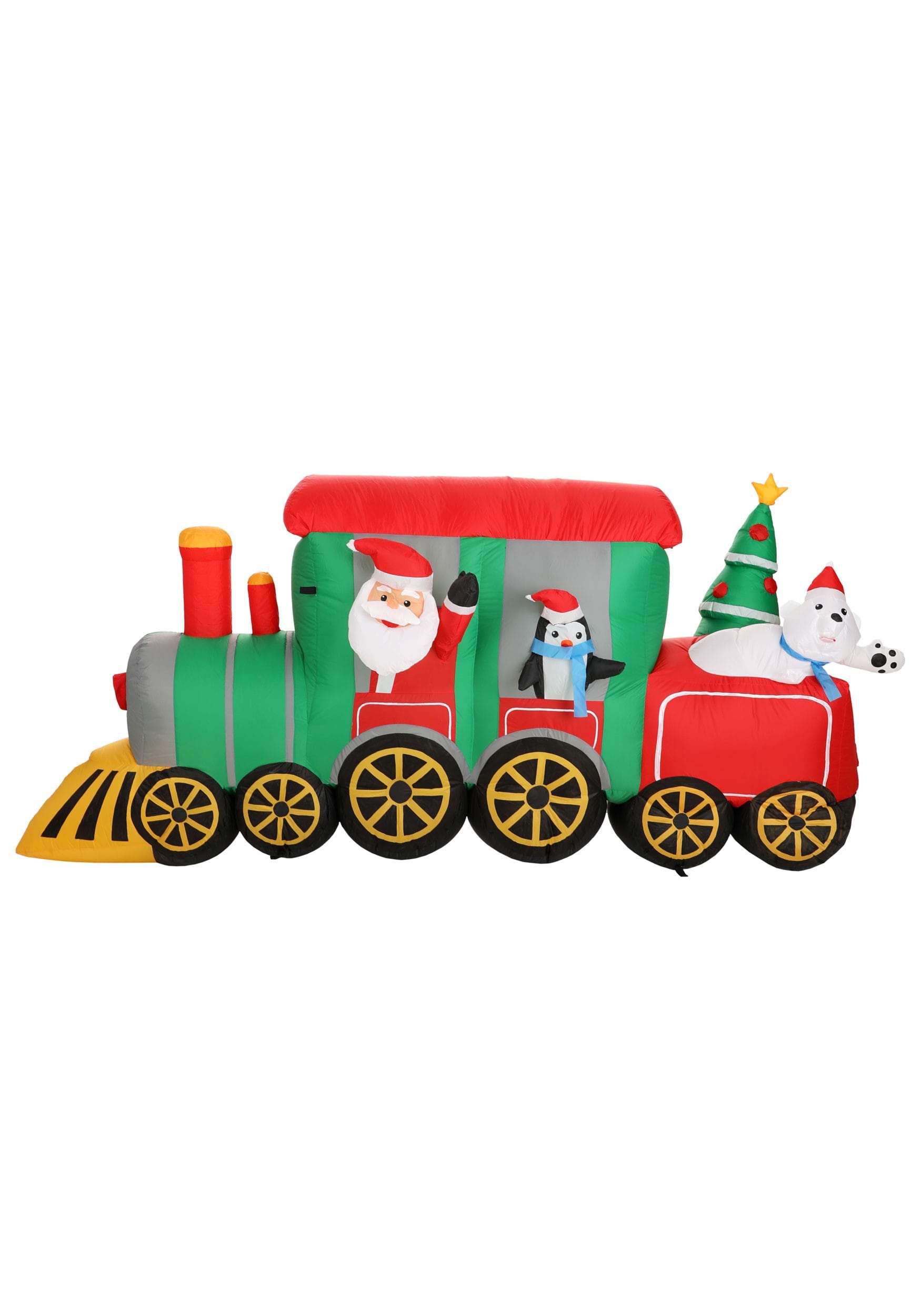 4FT Inflatable Animals Arctic Express Christmas Decoration