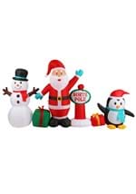 North Pole Holiday Scene Inflatable Decoration Alt 1