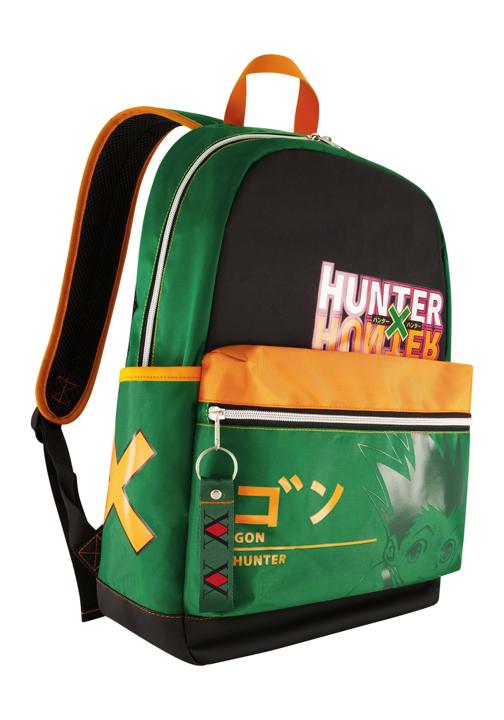 Hunter X Hunter Anime Cartoon Graphic Print Backpack with Laptop Pocket 