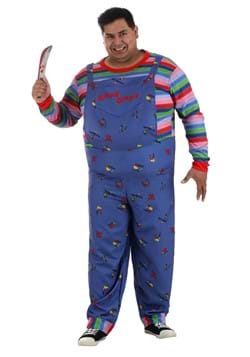 Mens Plus Size Childs Play Chucky Costume