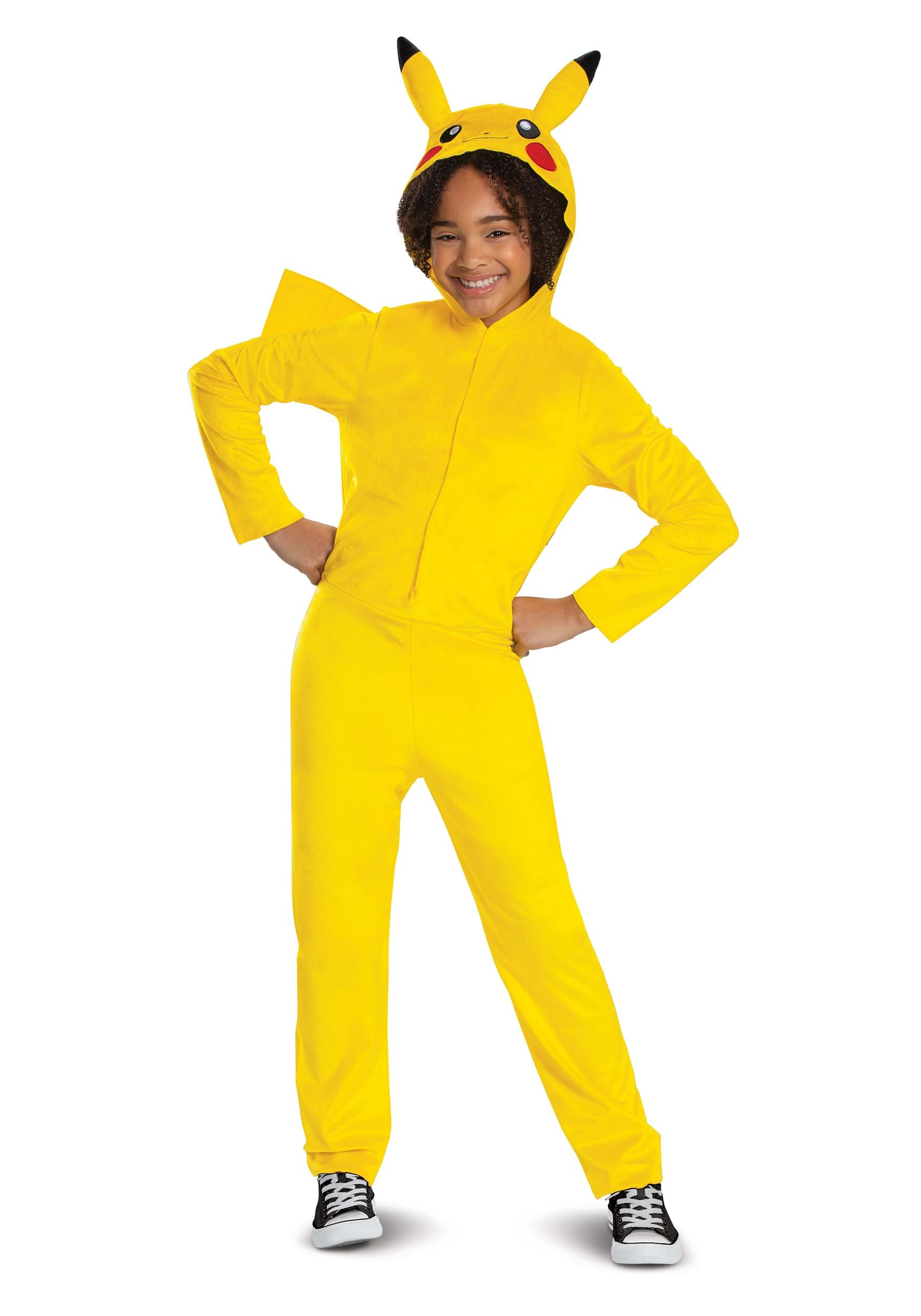 Kids' Pokemon Pikachu Costume Hoodie - Yellow XS