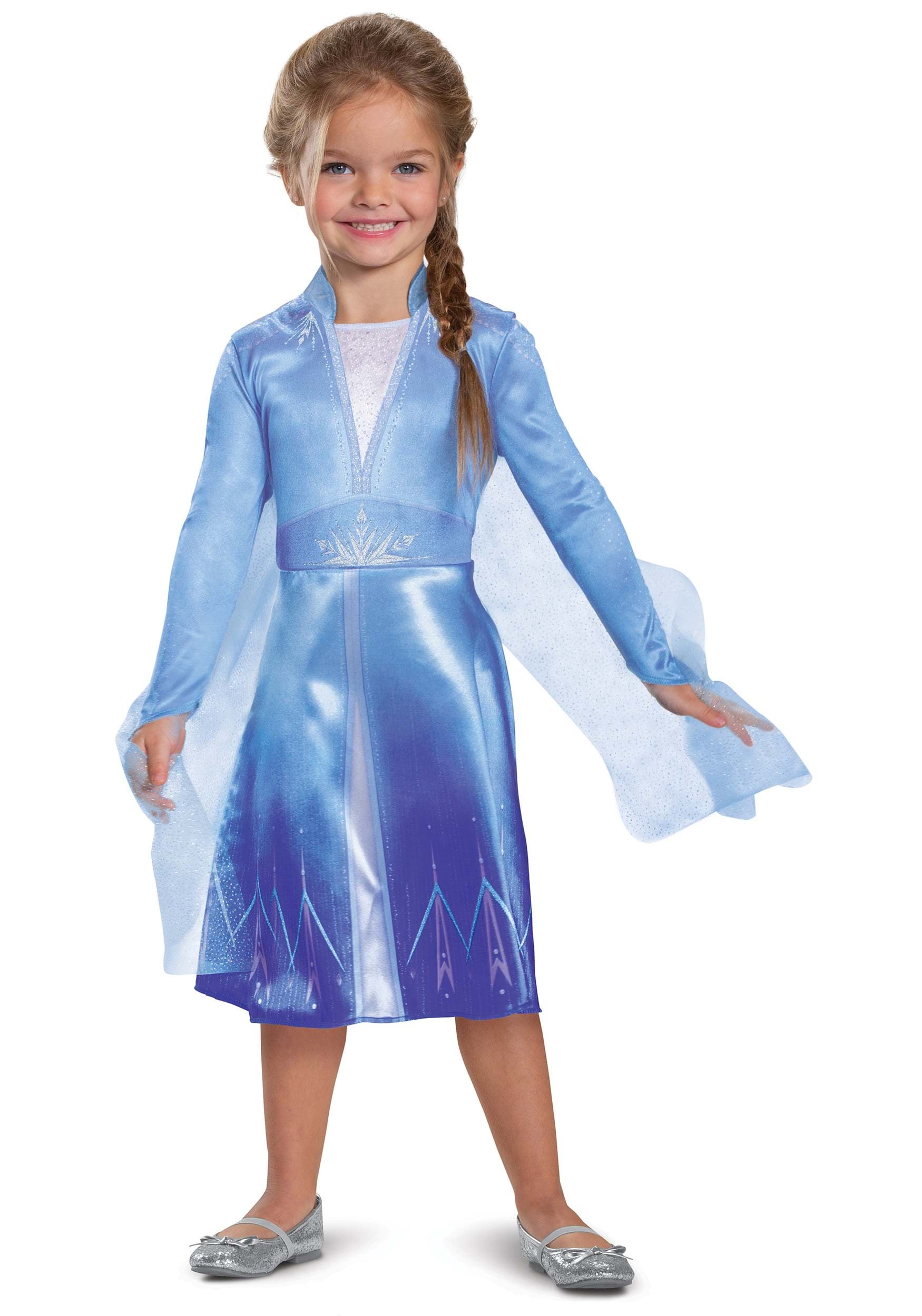 Photos - Fancy Dress Elsa Disguise Frozen  Travelling Dress Girl's Costume Blue DI108569 