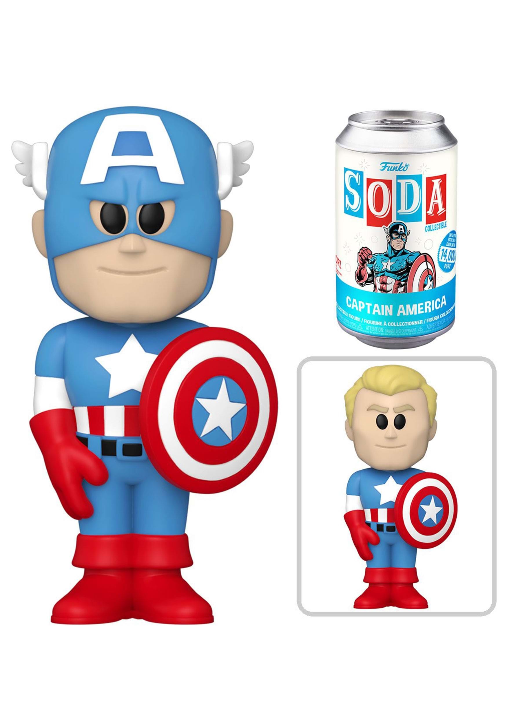 Funko Vinyl SODA: Marvel - Captain America