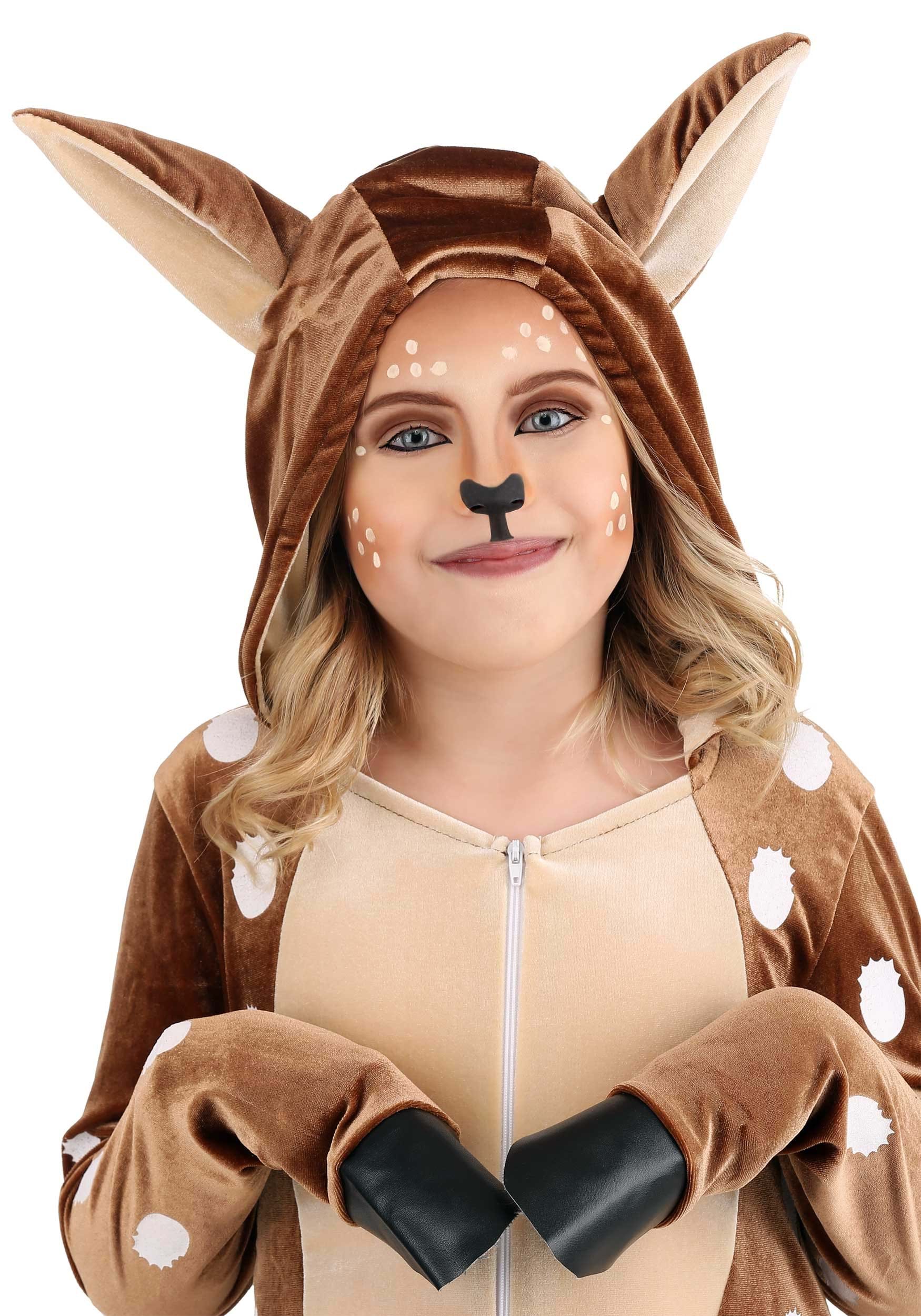 Deer Costume Makeup Kit, Size: Standard, Brown