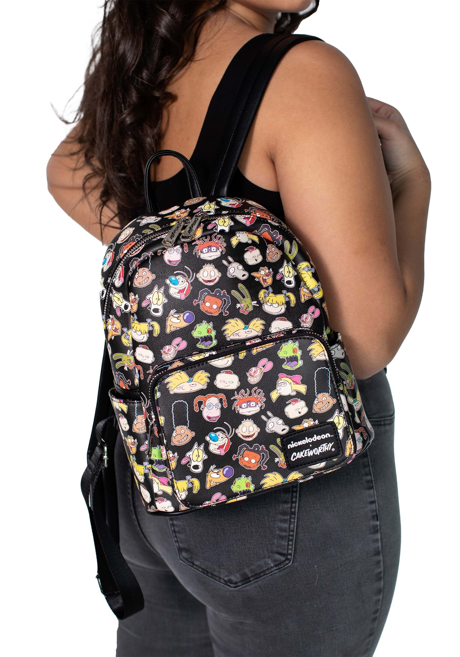 🌿Multicolored Leather Triangle Backpack Purse 90s | Women leather backpack,  One strap backpack, Backpack purse