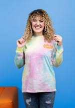 Adult Cakeworthy Nick 90's Rainbow Tie Dye Long Sleeve Tee