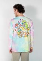 Adult Cakeworthy Nick 90's Rainbow Tie Dye Long Sleeve Tee A