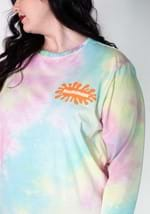 Adult Cakeworthy Nick 90's Rainbow Tie Dye Long Sleeve Tee A