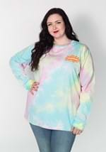 Adult Cakeworthy Nick 90's Rainbow Tie Dye Long Sleeve Tee A