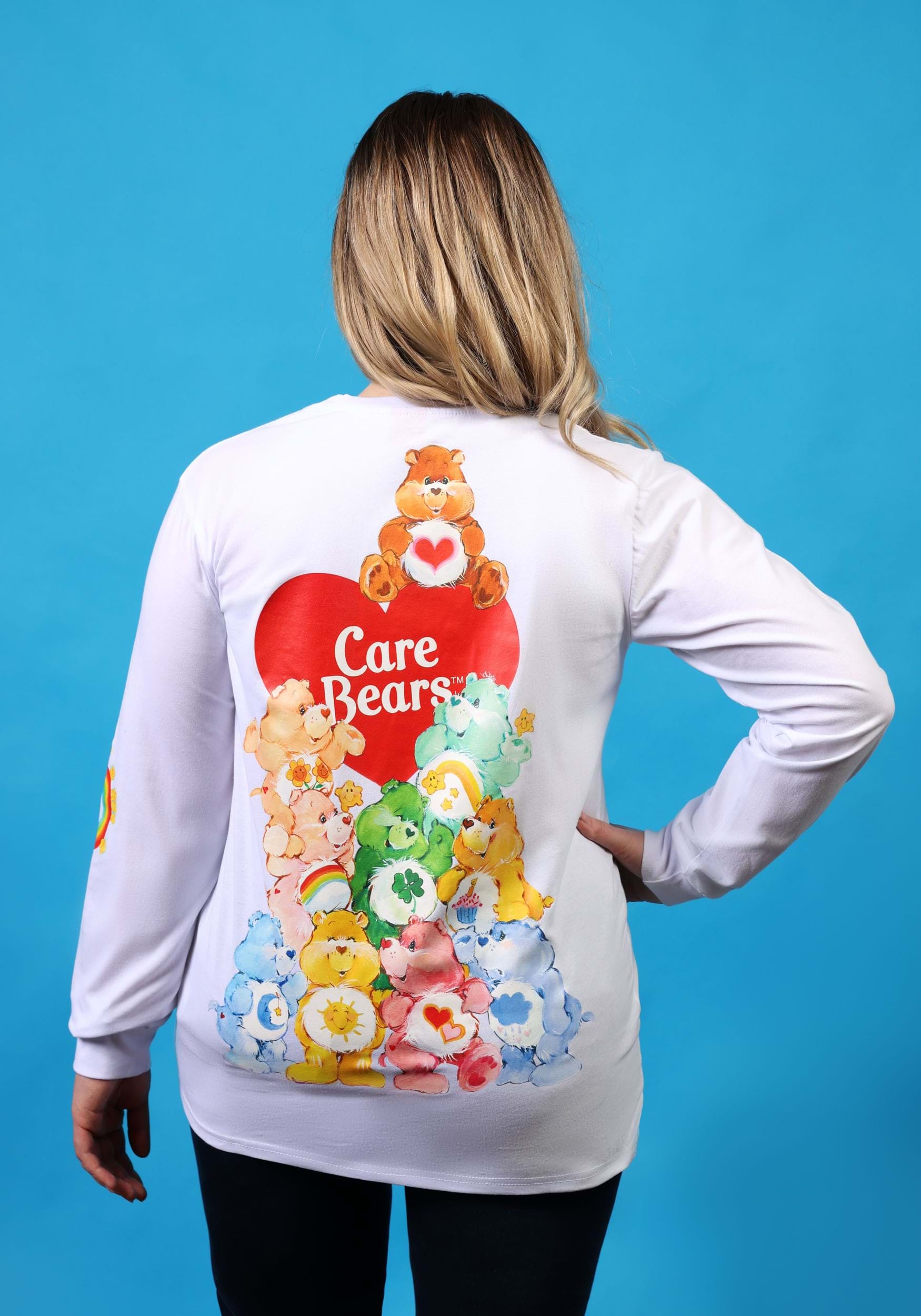 Cakeworthy Retro Care Bears Adult Long Sleeve T-Shirt