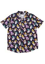 Unisex Snow White 7 Dwarves Button Up Shirt Alt 1