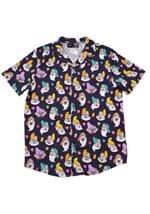 Adult Cakeworthy Snow White 7 Dwarves Button Up Shirt Alt 4