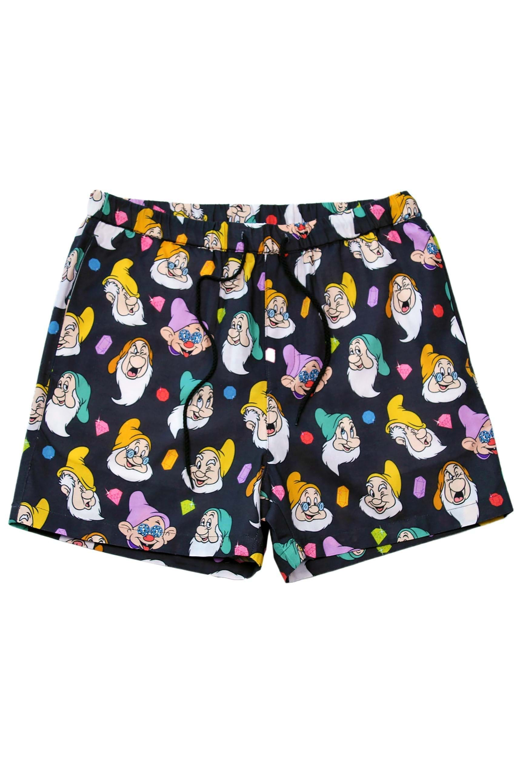 Snow White 7 Dwarfs Cakeworthy Shorts for Adults