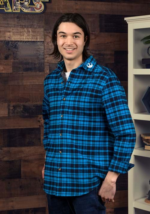 Adult Cakeworthy Star Wars The Force Flannel Shirt