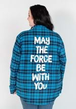 Adult Cakeworthy Star Wars The Force Flannel Shirt Alt 5