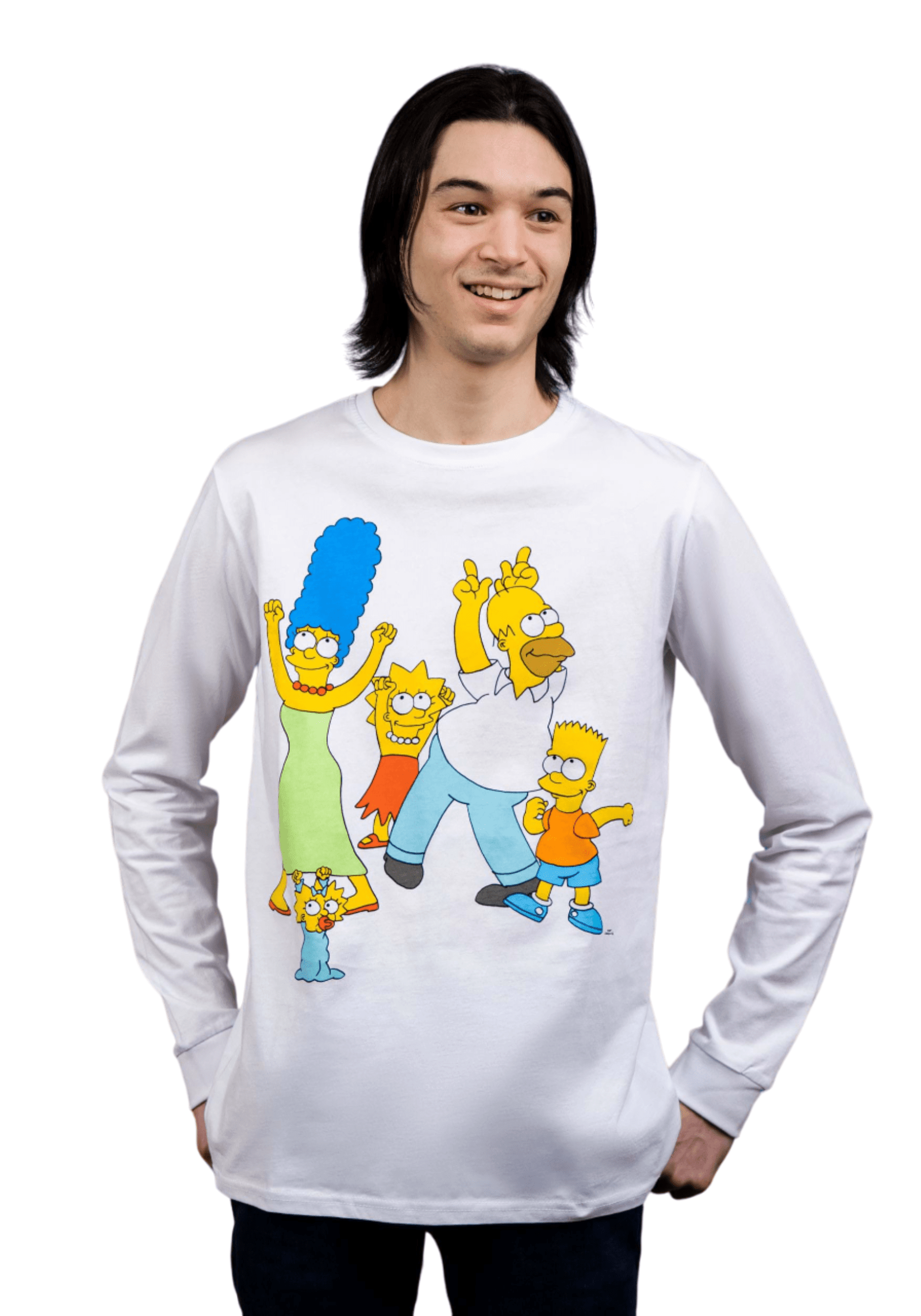 Cakeworthy Simpsons Dance Adult Long Sleeve T-Shirt