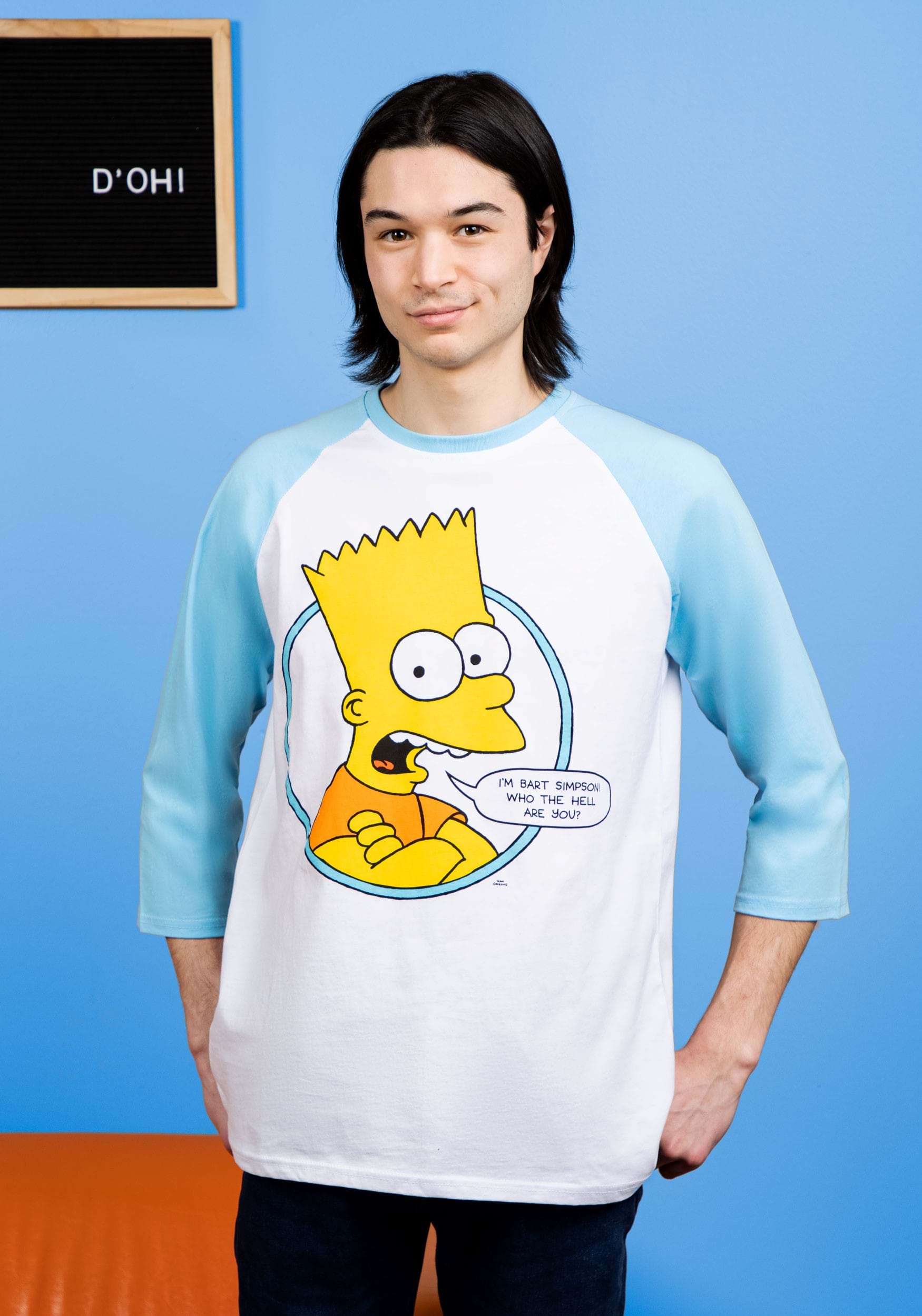 Adult Im Bart Simpson Raglan Cakeworthy T-Shirt