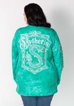 Adult Cakeworthy Slytherin Tie Dye Long Sleeve T-Shirt Alt 5