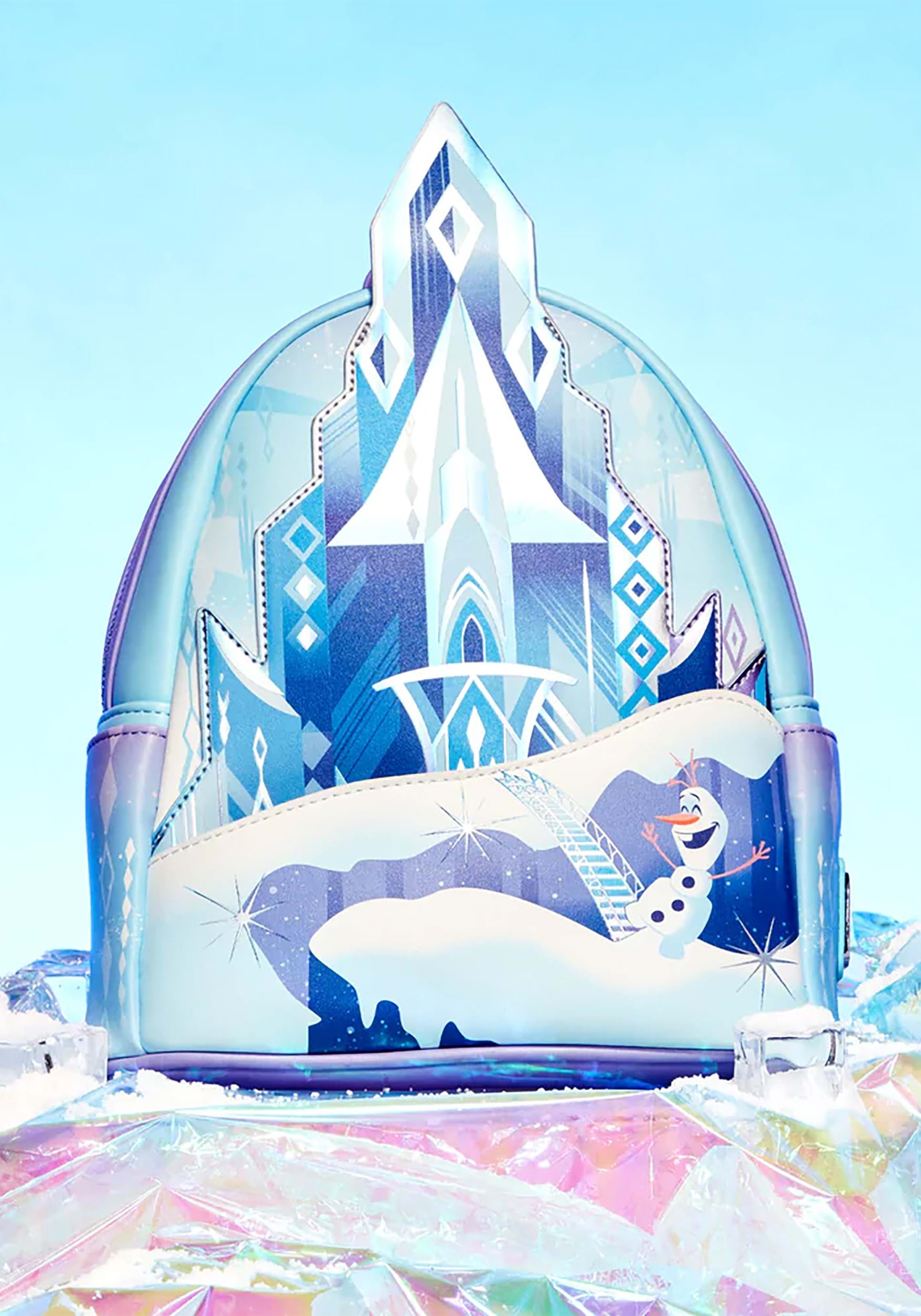 Loungefly Disney Frozen Princess Elsa Castle Mini Backpack