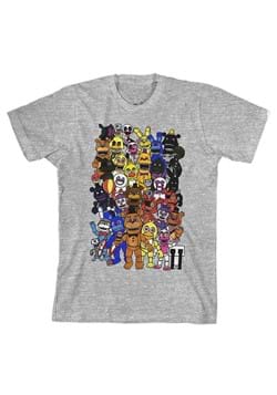 FIVE NIGHTS OF FREDDY CHARACTERS YOUTH TEE