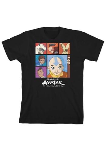AVATAR LAST AIRBENDER CHARACTERS YOUTH TEE