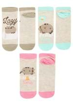 Pusheen Lazy 3 Pack Ankle Socks