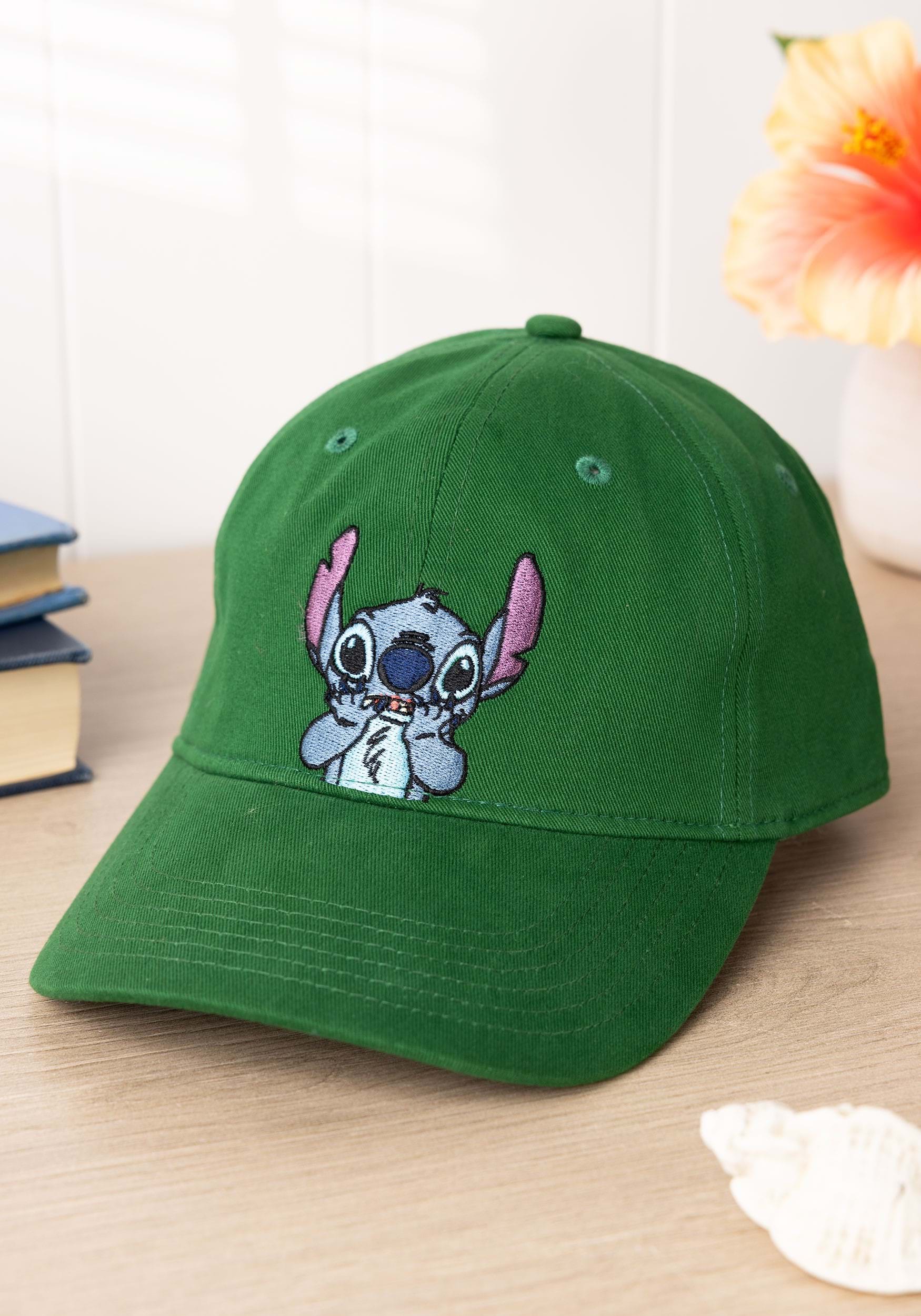 Stitch Hands on Face Peek-a-Boo Embroidered Dad Cap