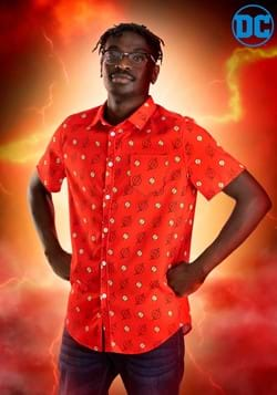 DC Comics Flash Button Up Shirt