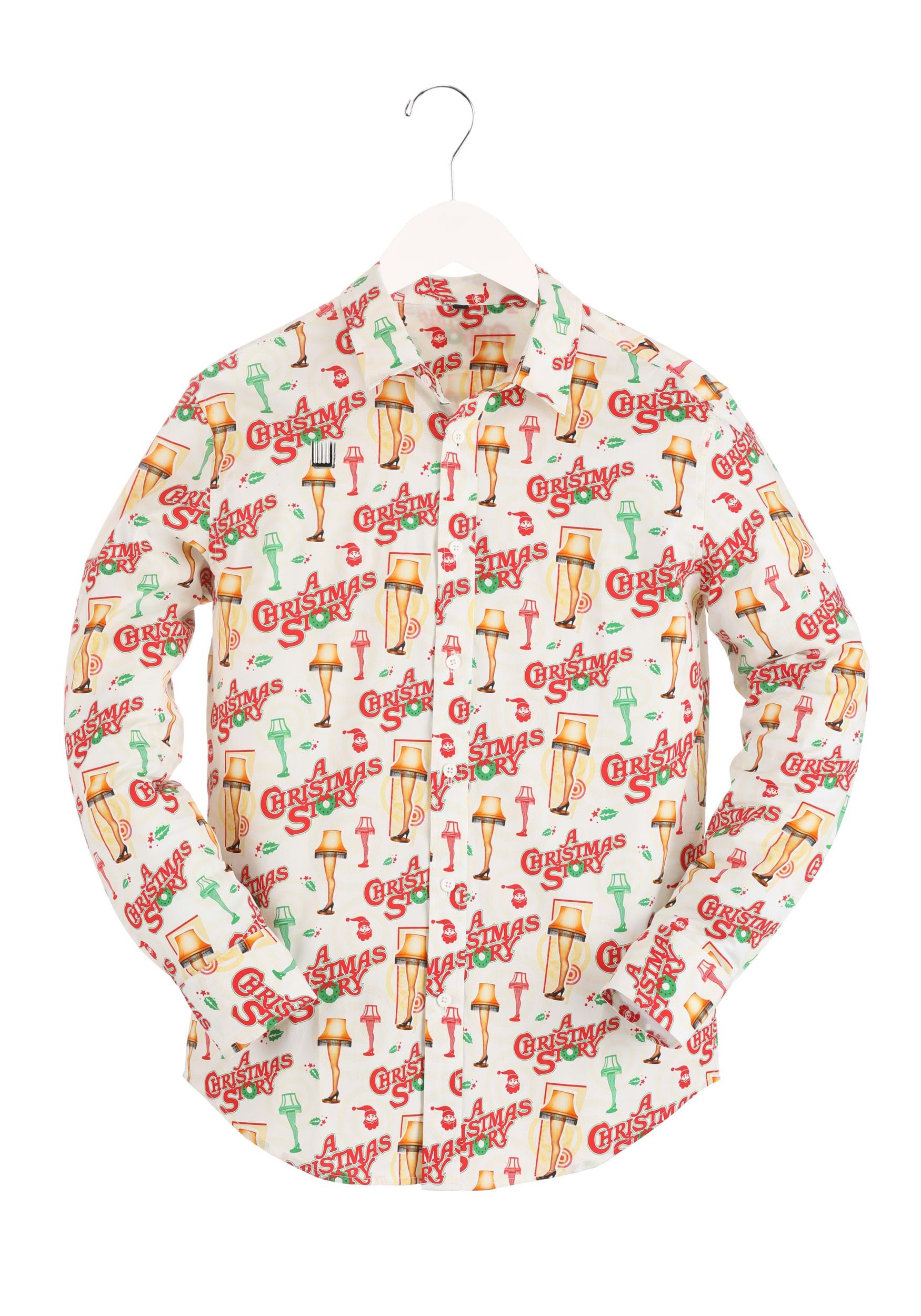 American Eagle Long-Sleeve Button-Up Shirt In Cream