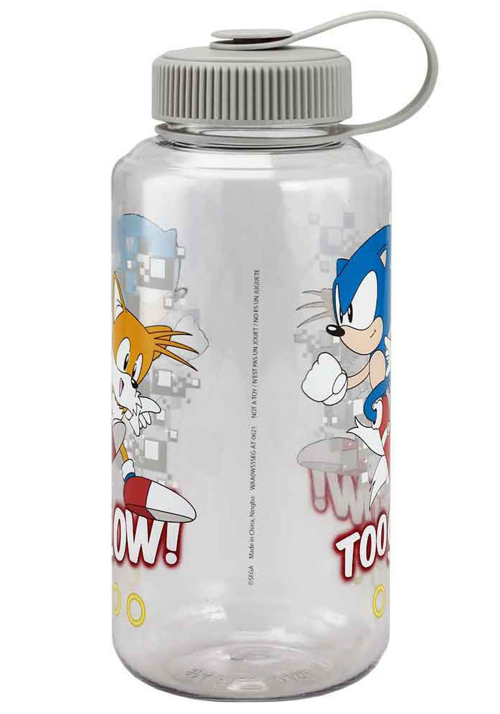 Sonic The Hedgehog & Tails Too Slow 32oz. Water Bottle