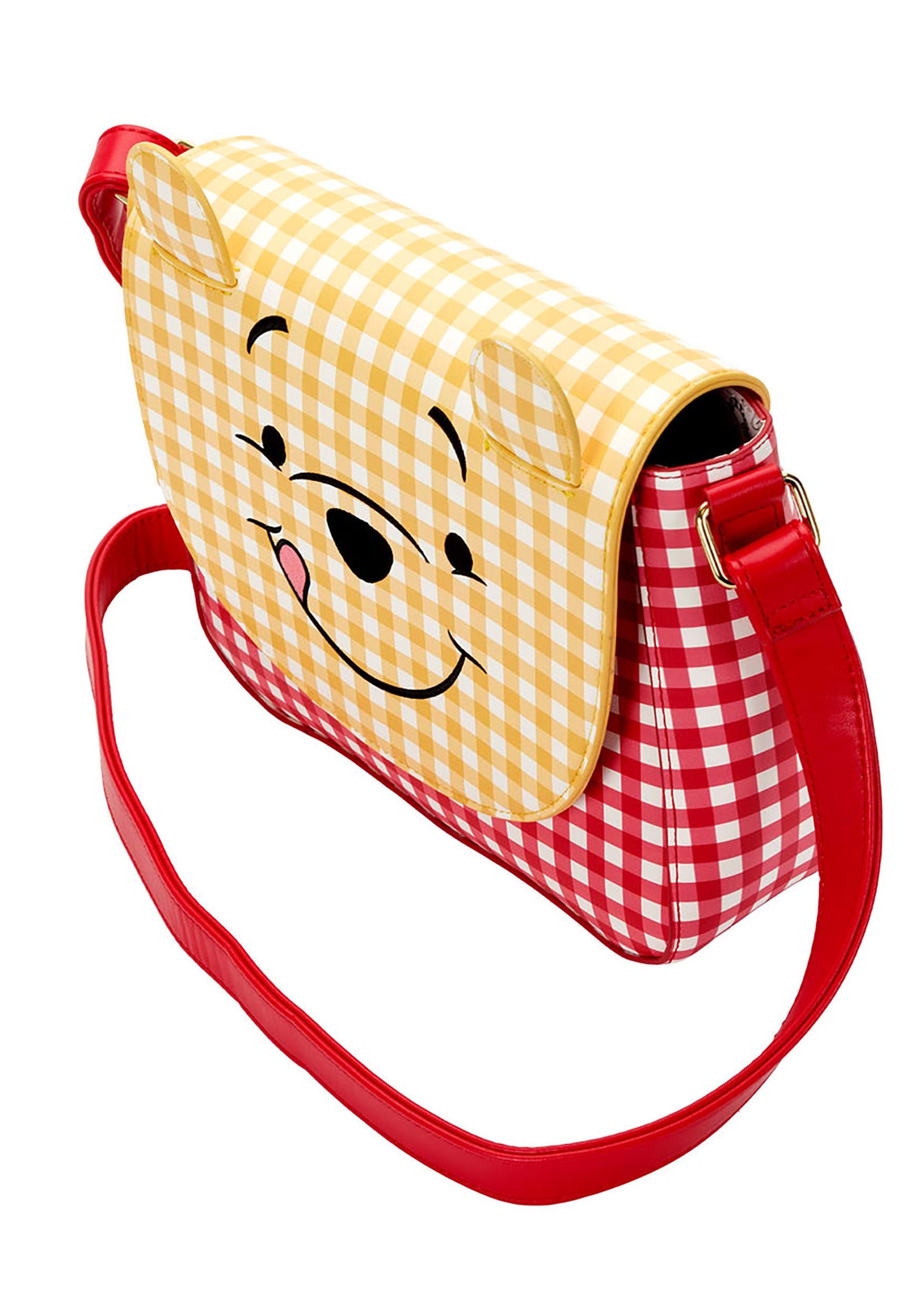 Loungefly Disney Winnie The Pooh Gingham Crossbody Bag