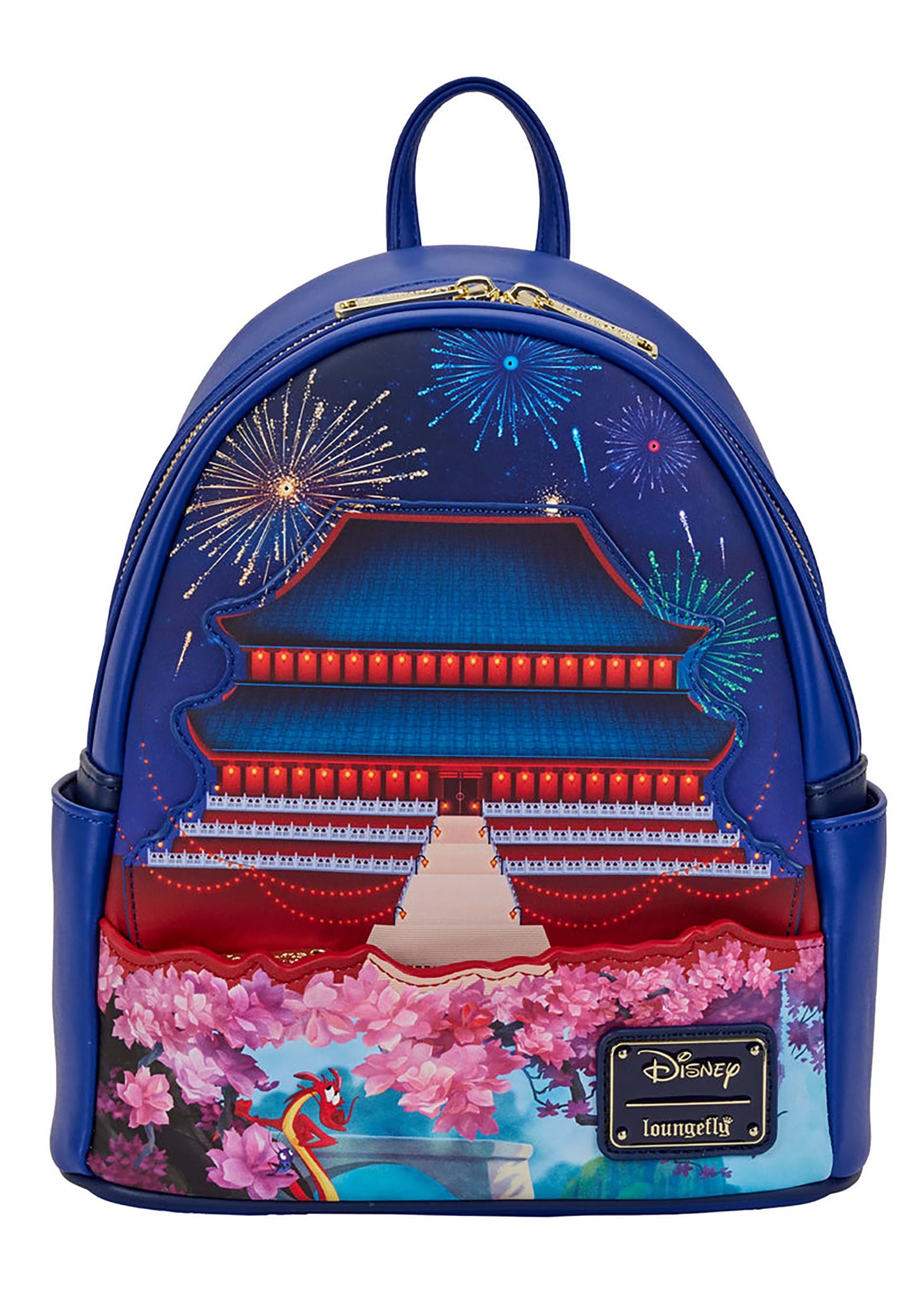 LAST ONE! NEW WITH TAGS Loungefly Disney MUSHU Faux Leather Mini Backpack 
