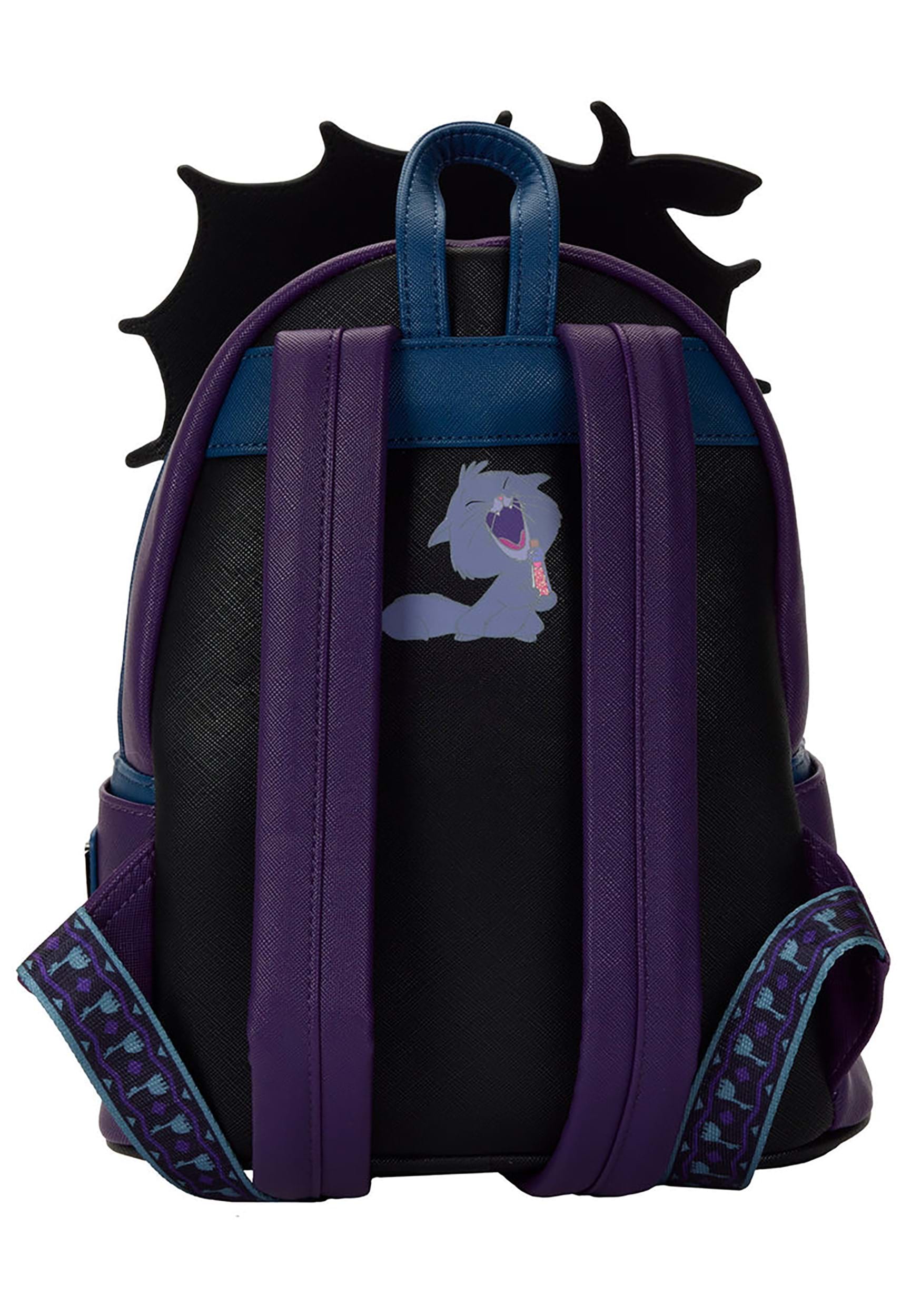 Loungefly - Disney Evil Queen Glow in The Dark Mini Backpack, Adult Unisex, Size: One size, Black