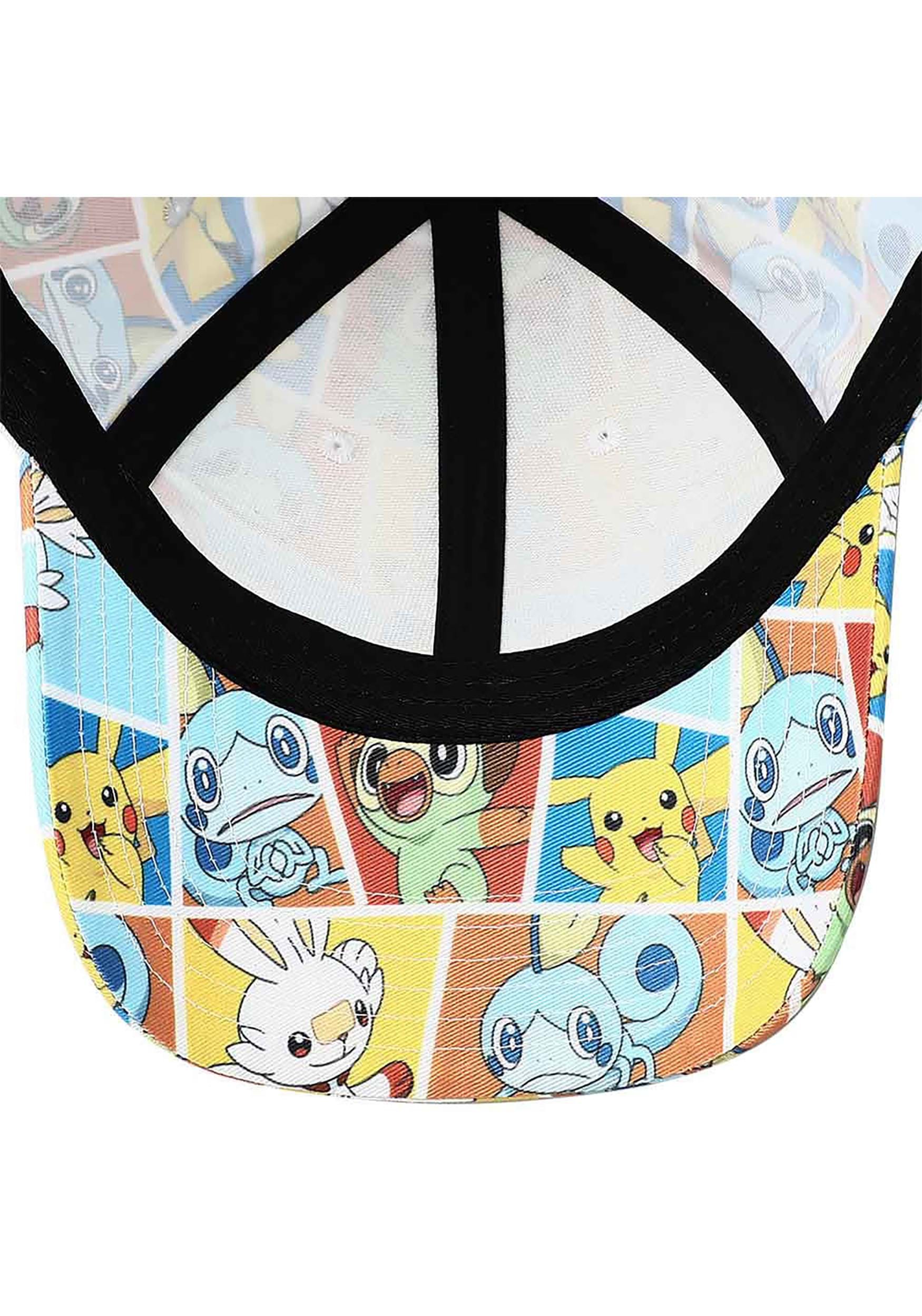 AOP Pokémon Sublimated Comic Grid Hat , Pokemon Gifts