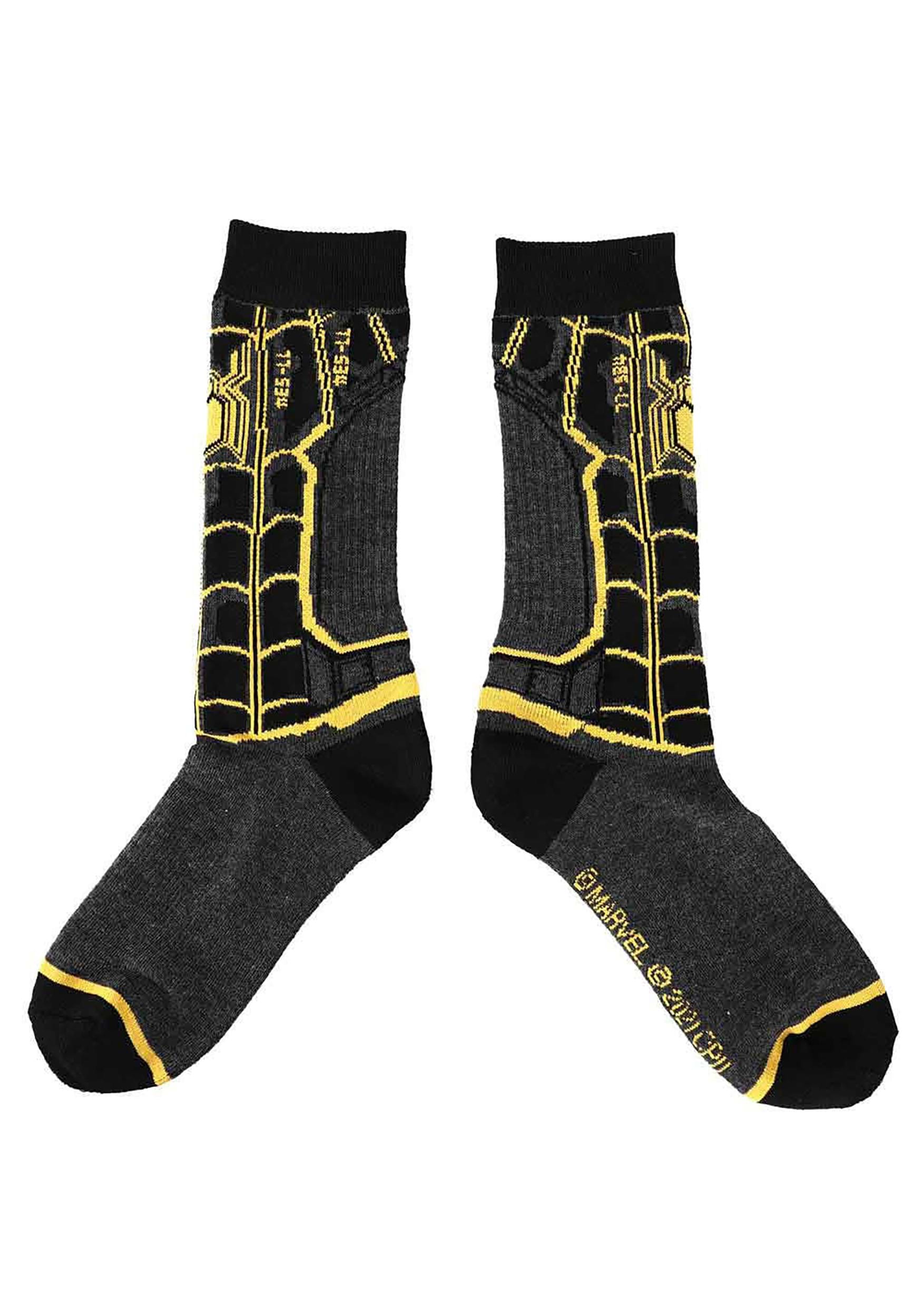 Crew Home 3 Spider-Man Socks | Marvel Apparel No Way Pair Spiderman