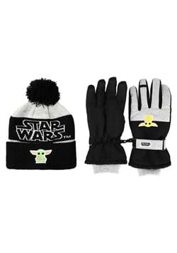Star Wars Mandalorian Grogu Youth Beanie & Ski Glove Combo