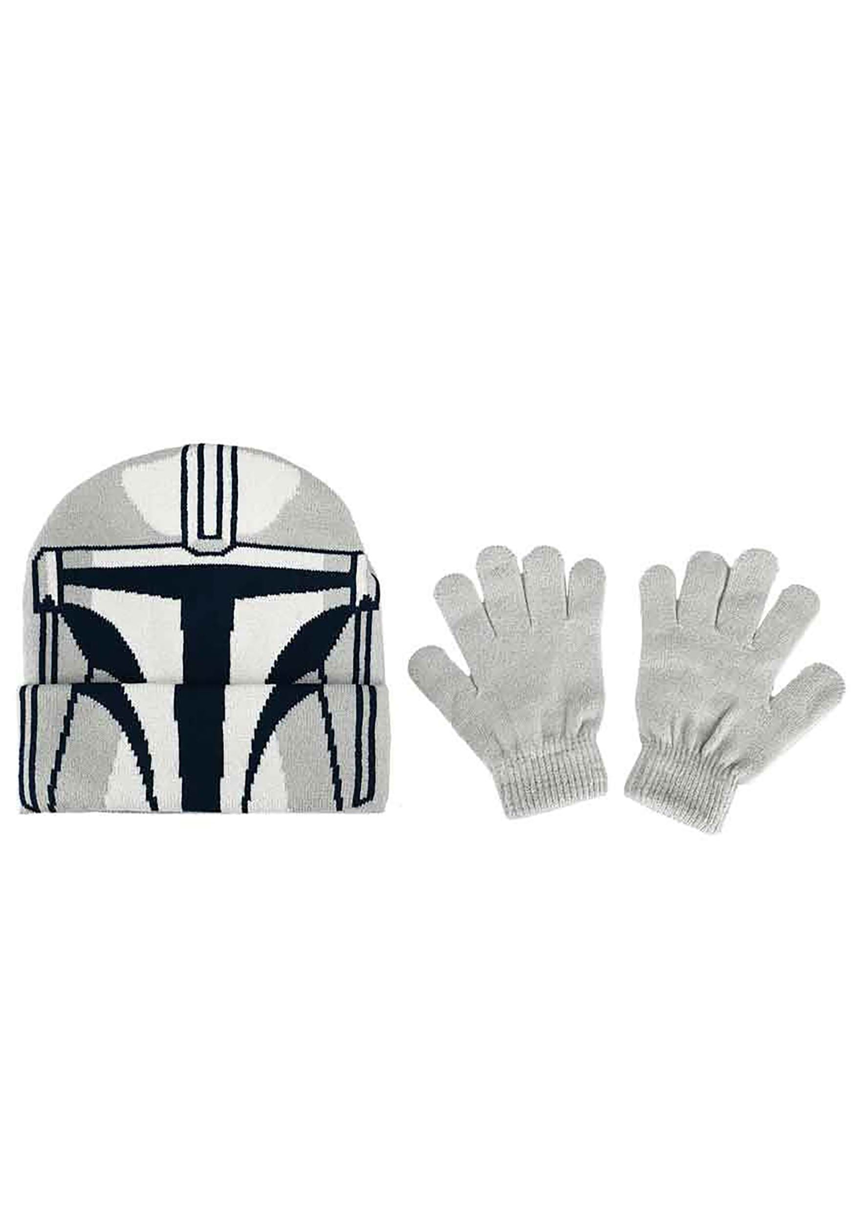 Youth Star Wars The Mandalorian Knit Hat & Gloves Combo