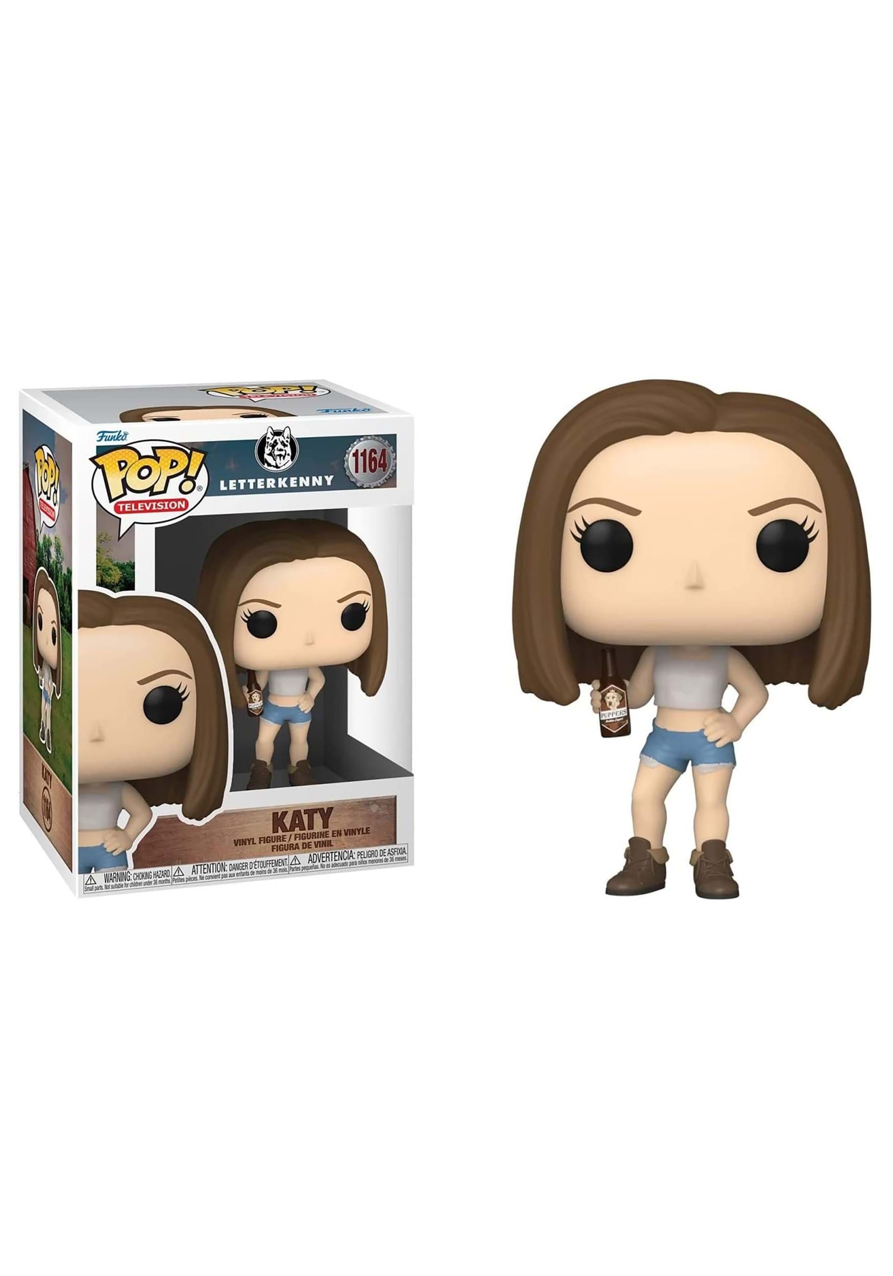 Funko POP! Television: Letterkenny- Katy w/Puppers & Beer