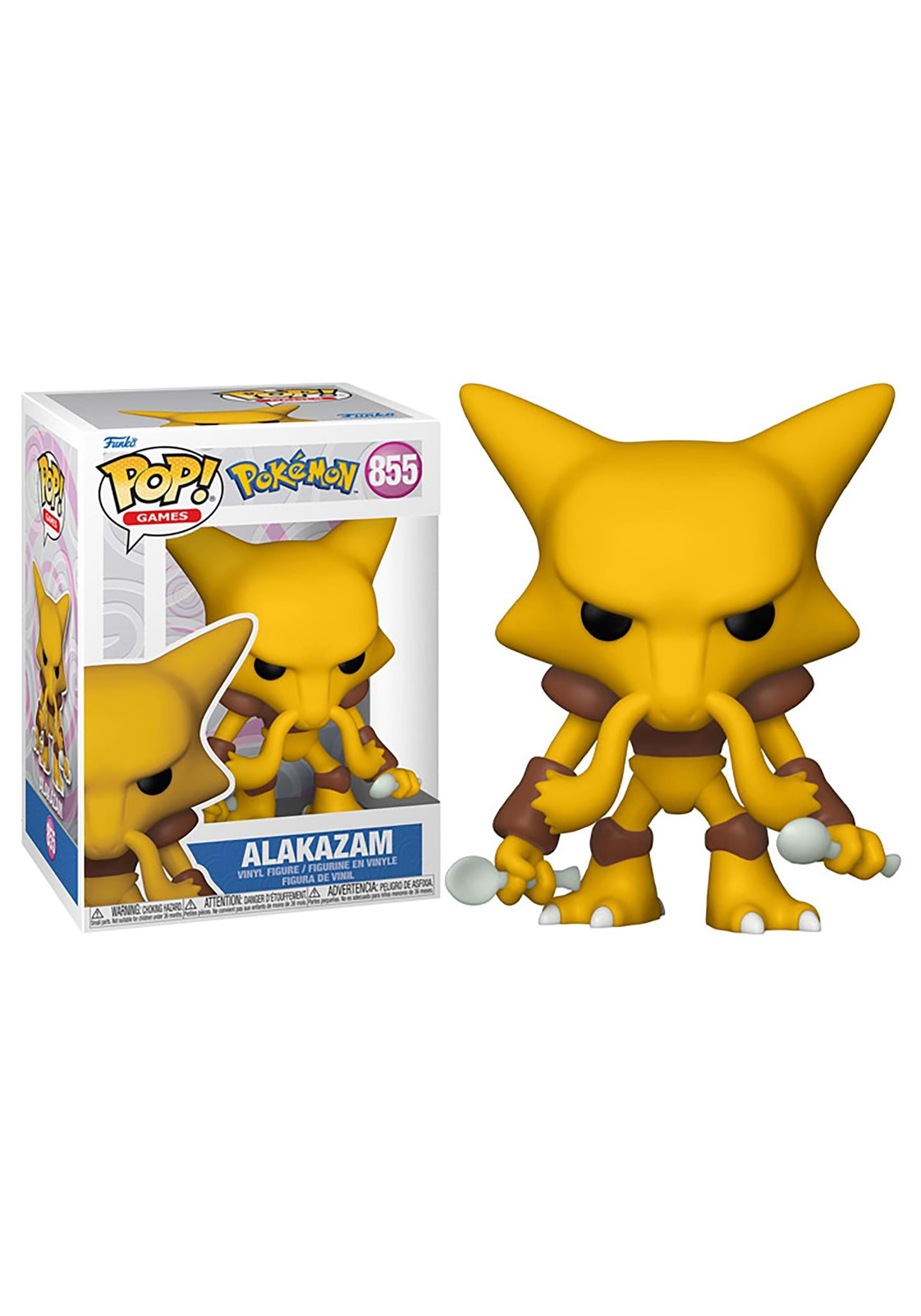 Funko POP! Games: Pokemon Alakazam 4.18-in Vinyl Figure