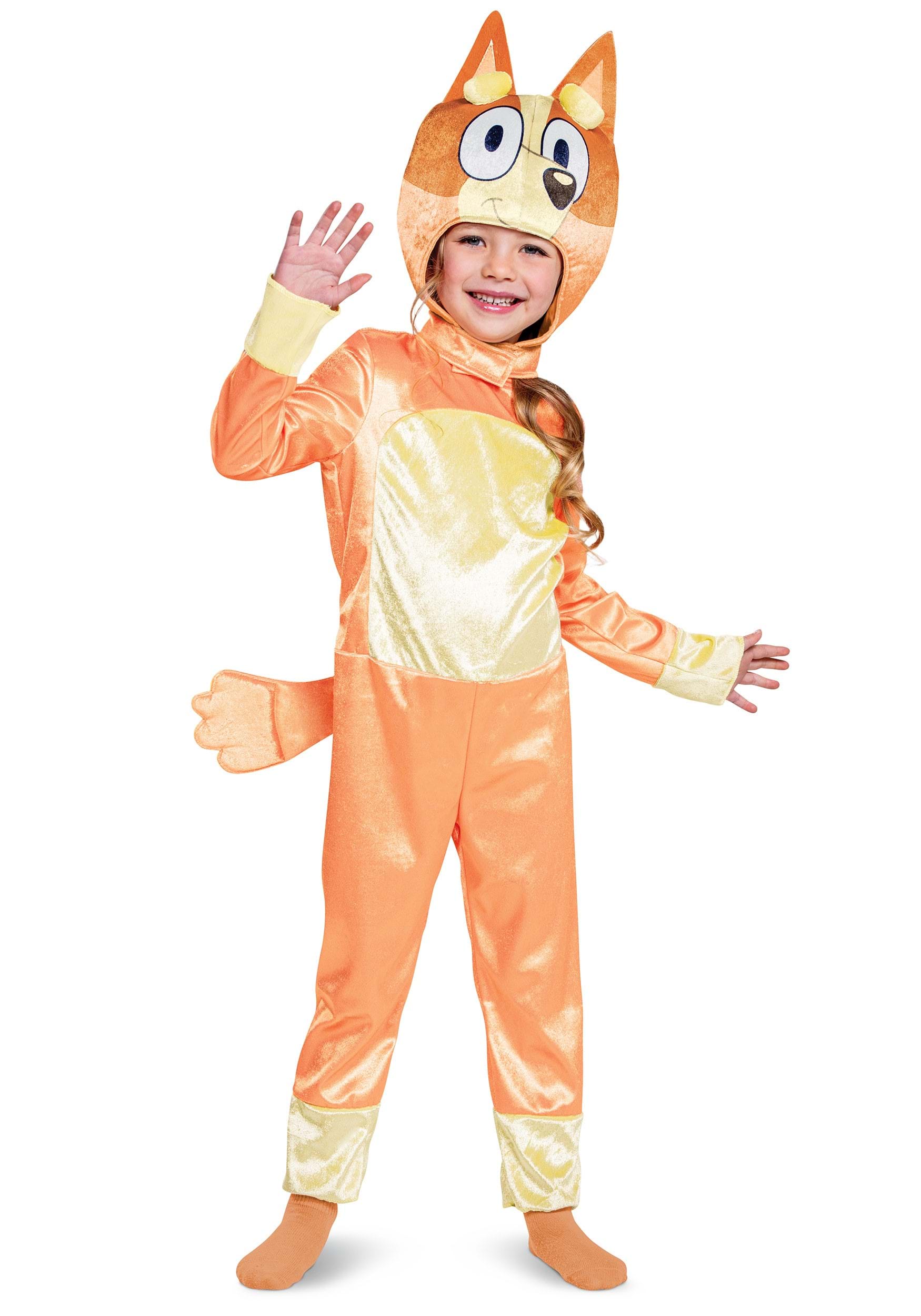 Photos - Fancy Dress Toddler Disguise Bluey Classic Bingo Costume for Toddlers | Bluey Costume Orange&# 