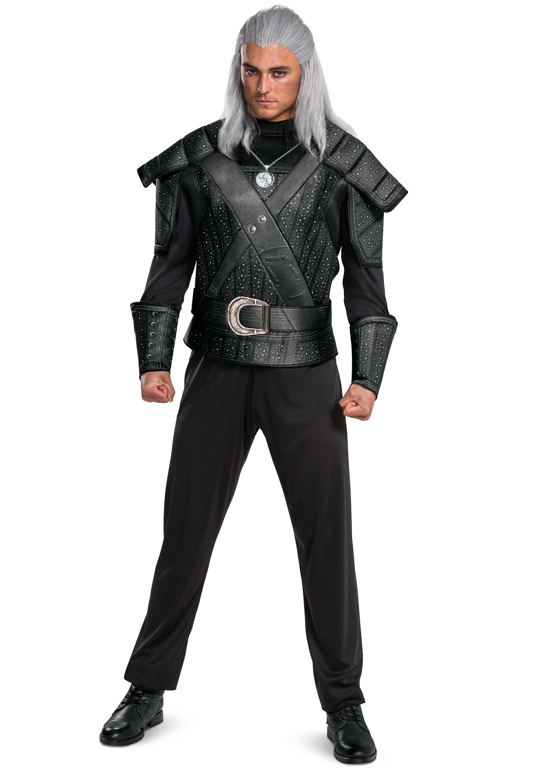 Photos - Fancy Dress Classic Disguise The Witcher  Geralt Costume for Men Black/Gray DI12382 
