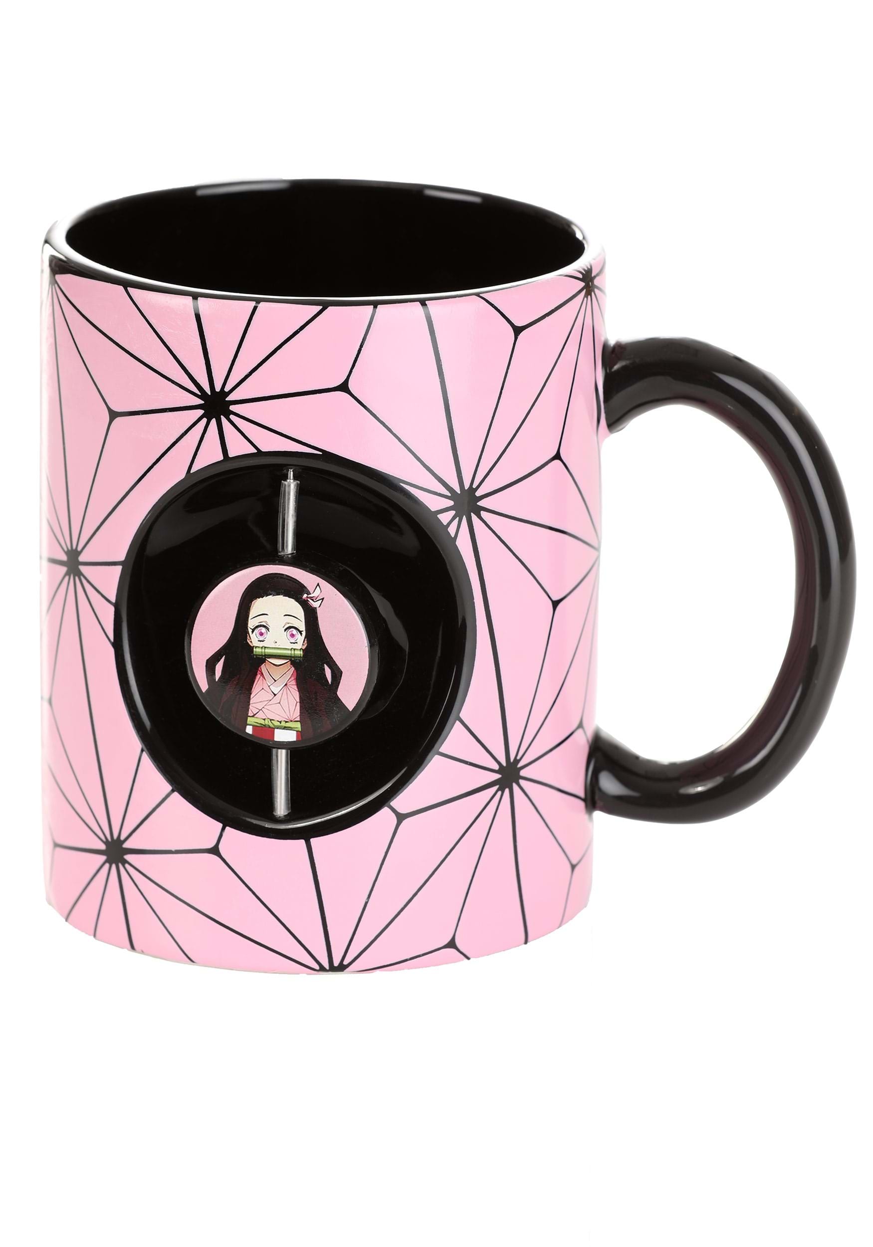 Demon Slayer Nezuko Spin Fidget Pink Mug