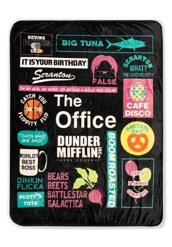 The Office Icon Throw Blanket
