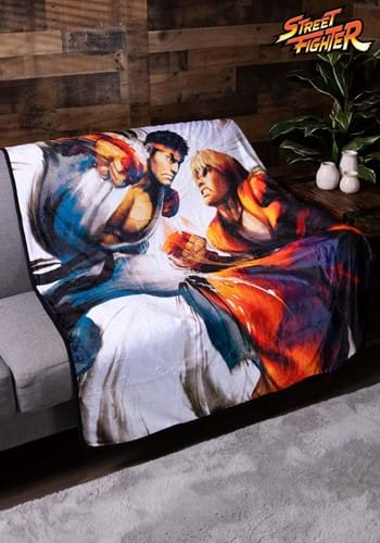  Street Fighter II: The World Warrior Fleece Throw Blanket