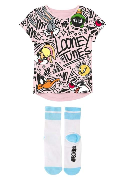 Girls Looney Tunes Graffiti Doodle Tee_Update