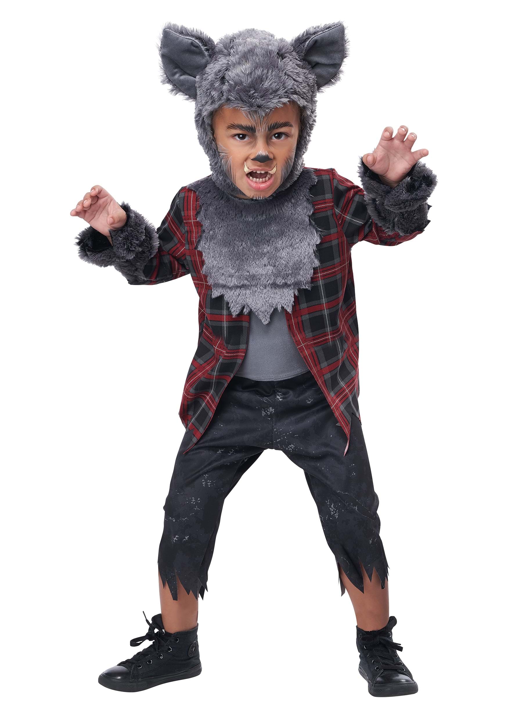 Photos - Fancy Dress California Costume Collection Werewolf Pup Boy's Costume Gray/Red CA21 