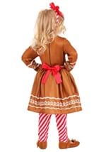 Toddler Girls Gingerbread Costume Dress Alt 1