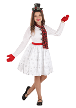 Snowgirl Girls Costume