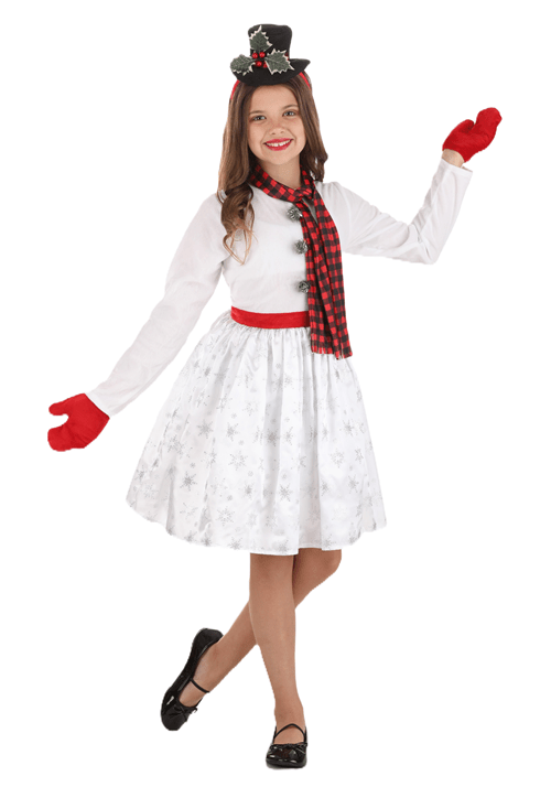 Snowgirl Girls Costume